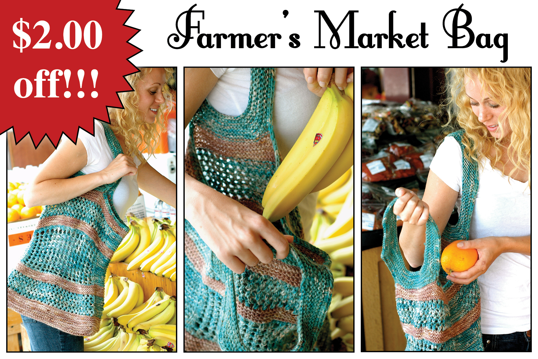 $2 off Farmer's Market Bag